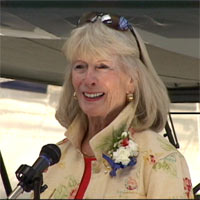 Joan Anderson talks about her father Jim Walker at the 101st celebration of his birth